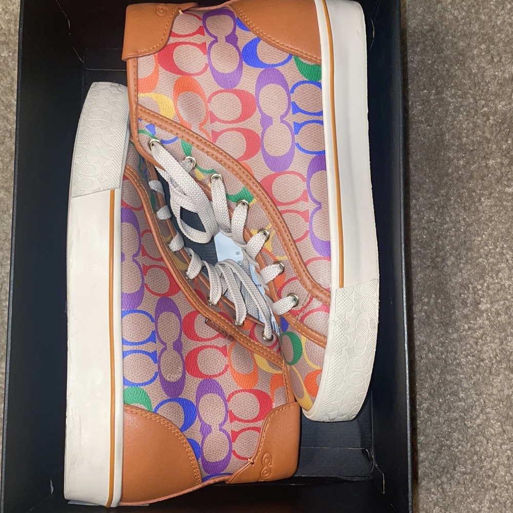 Coach Womens hightop- gently used